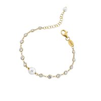 Bracelet Glamour Femme in Argent Perla LGBR702.2